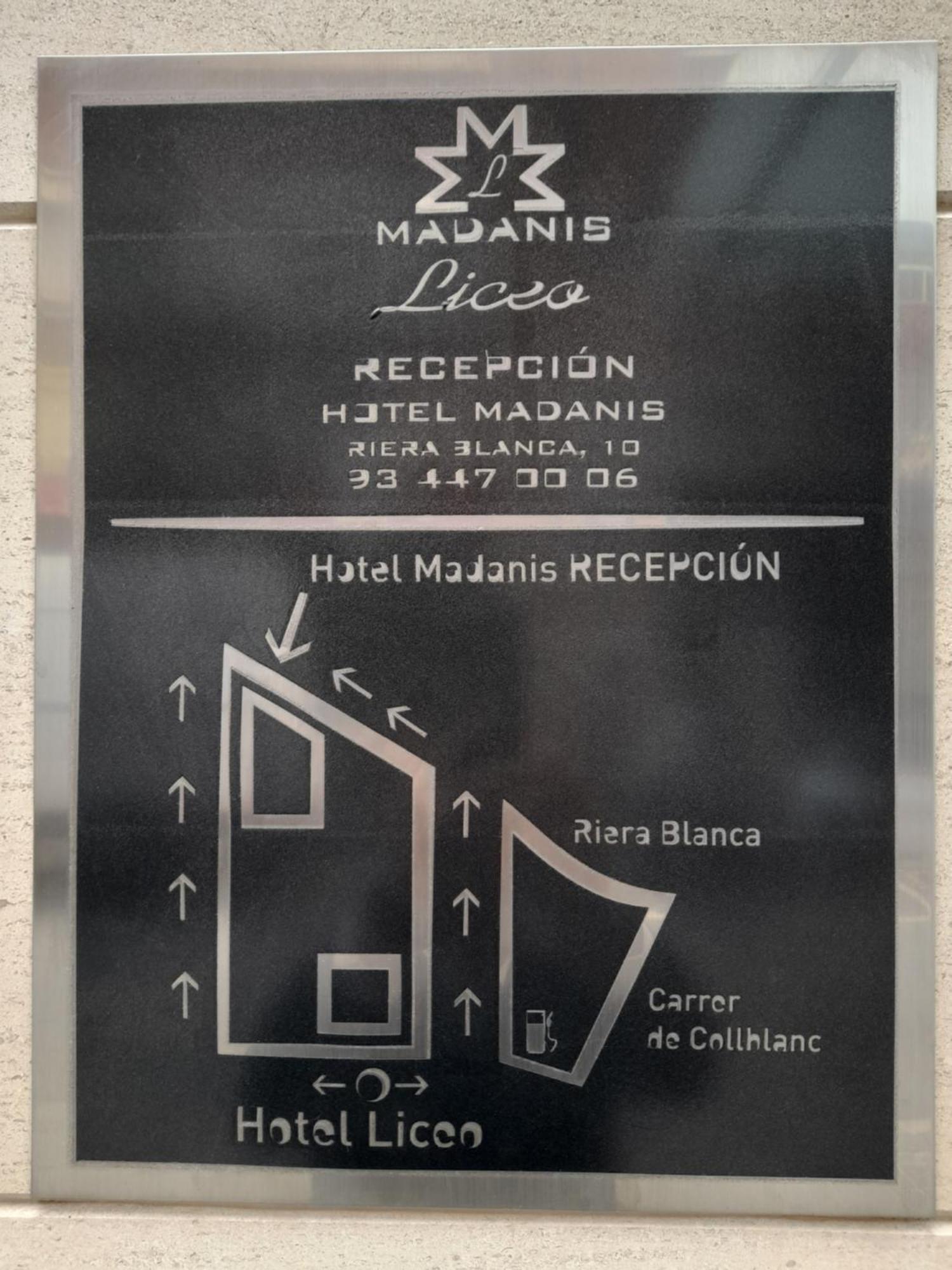 Hotel Madanis Liceo L'Hospitalet de Llobregat Exteriör bild